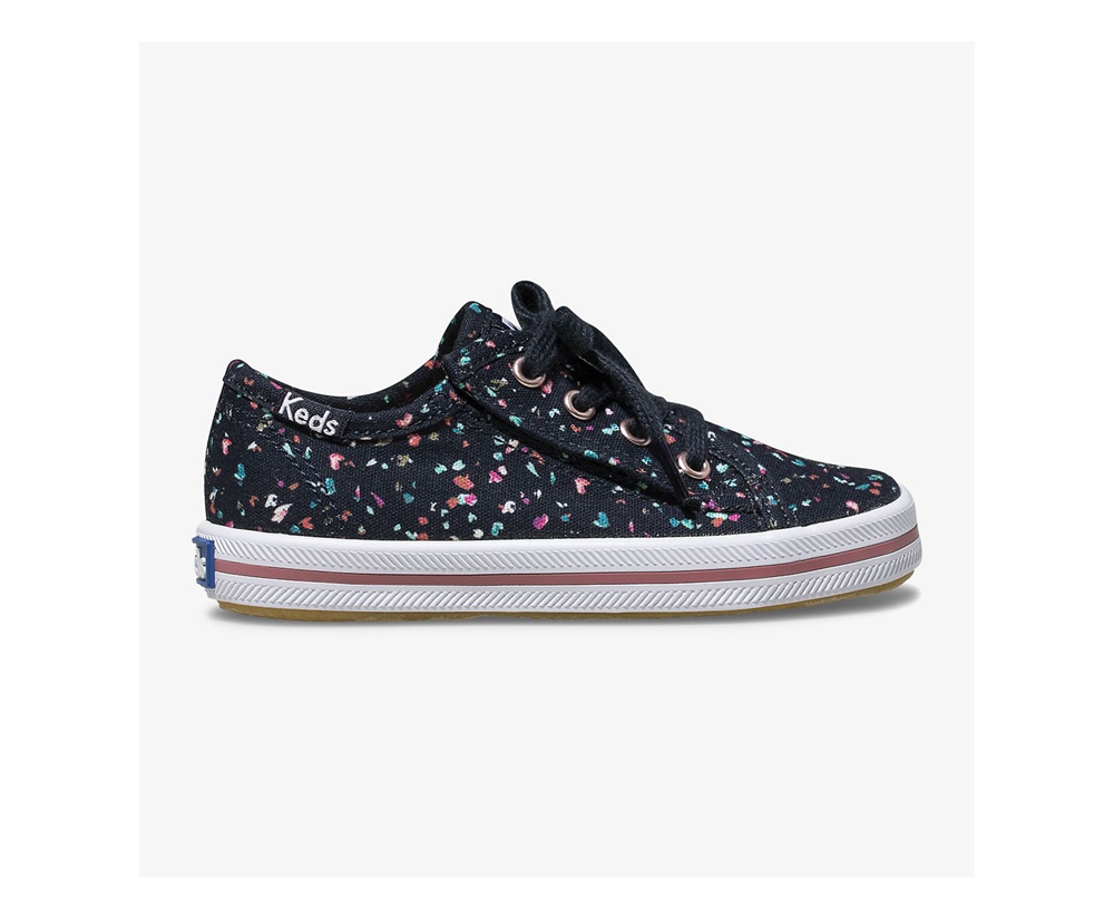 Kids Keds Sneakers - Kickstart Jr. - Navy - 2493-ZWAGU